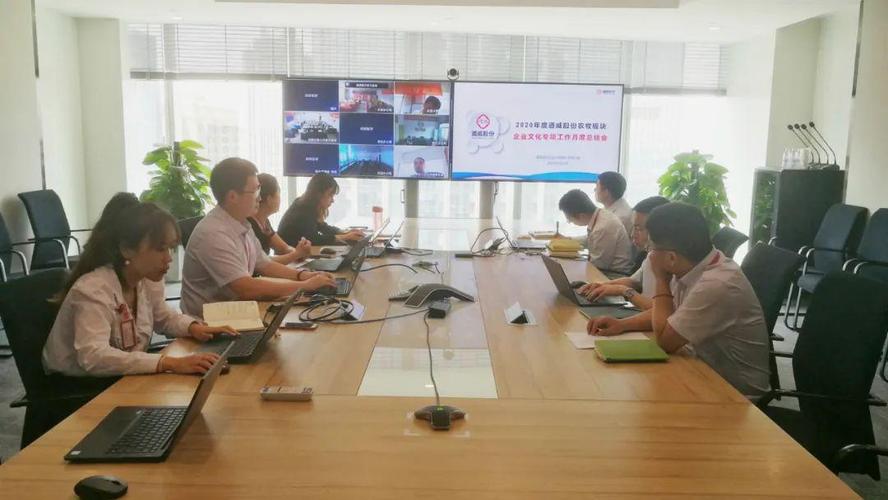 汇报企业文化"三大抓手"专项活动开展情况,并结合各公司文化氛围营造