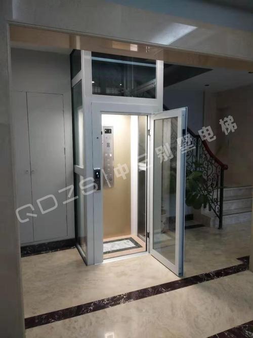 最新国产螺杆电梯 青岛中三Ⅲ型180公斤螺杆电梯是两层楼家用电梯的