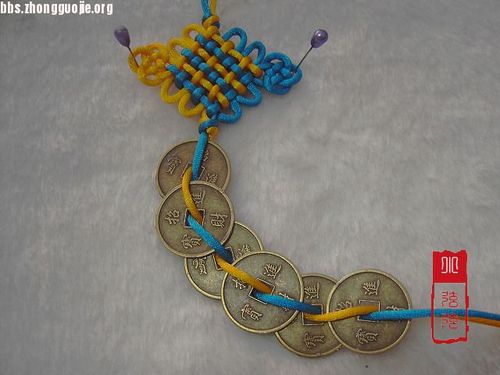 中国结梅花铜钱编法图解,梅花铜钱编法步骤图