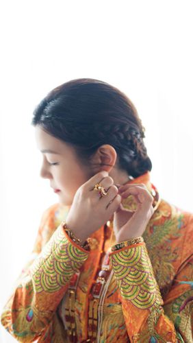 陈妍希中式婚服唯美写真图片27
