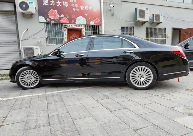 w222的经典延续,奔驰s350l改s450四驱包围,360全景,后排娱乐等