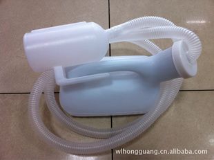 男士医用pe吹塑带盖尿壶.接尿器1100ml