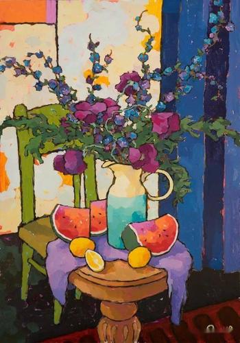 18张别具一格的色彩静物,原来除了"高考风"色彩,静物还可以这样画!