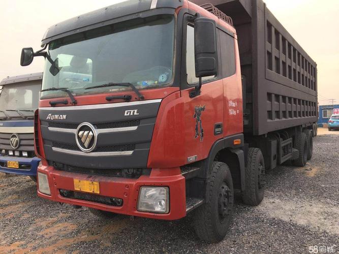 福田 欧曼gtl 9系重卡 430马力 8x4 8.6米自卸车(bj3319dmpkjad)