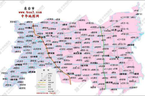 东台市政区图全图查询