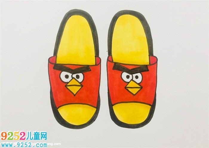 拖鞋简笔画教程