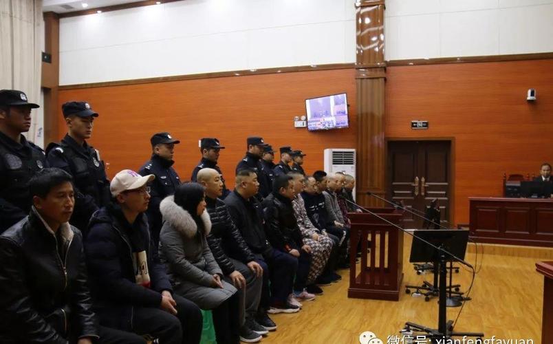 在咸丰为非作恶欺压百姓的一黑恶势力团伙今日宣判,主犯获刑20年