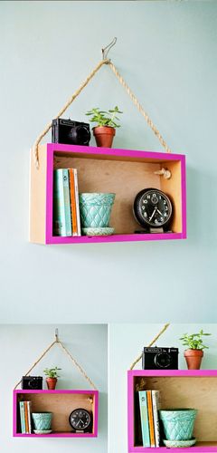 小木框之壁柜diy废物利用的创意制作图解教程_废物利用_手工制作大全