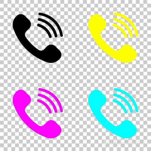 复古符号. 透明背景上彩色cmyk图标集