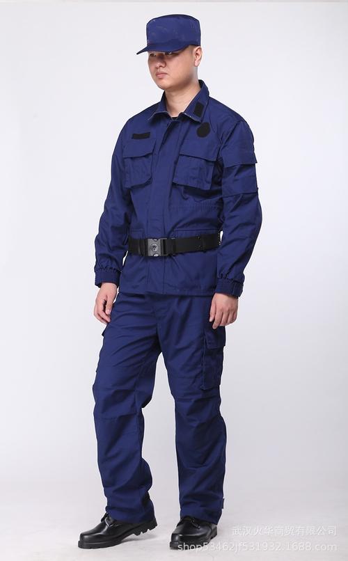 户外火蓝冬季消防作训户外拓展消防作业学生军训野外作训工作服