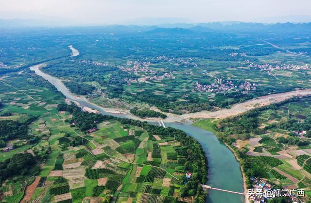 2021年6月18日,在广西桂林市全州县凤凰镇拍摄的田园风光.