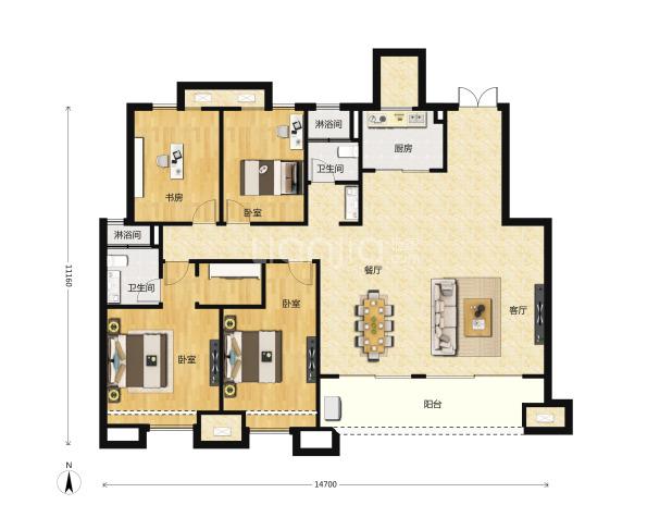 中南春溪集户型图