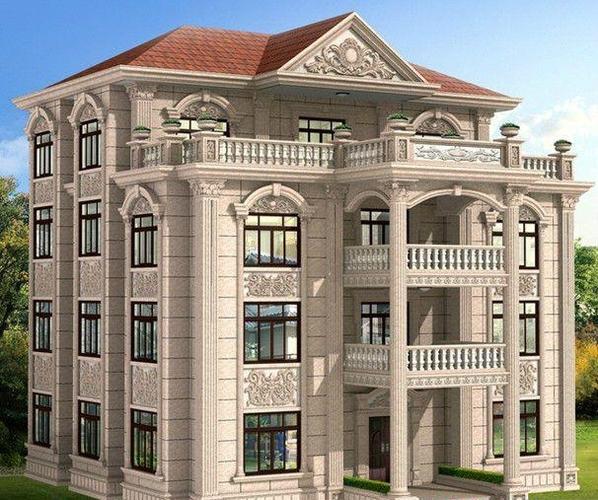 四层大型别墅设计图效果图