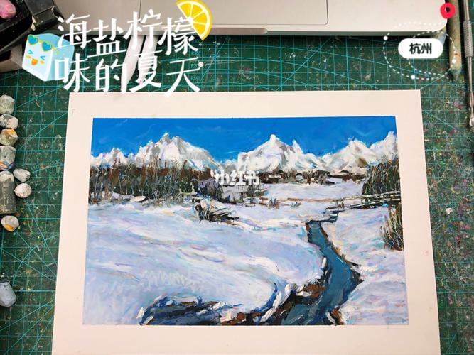 油画棒|雪景_雪景_油画_六月你好_文化_绘画