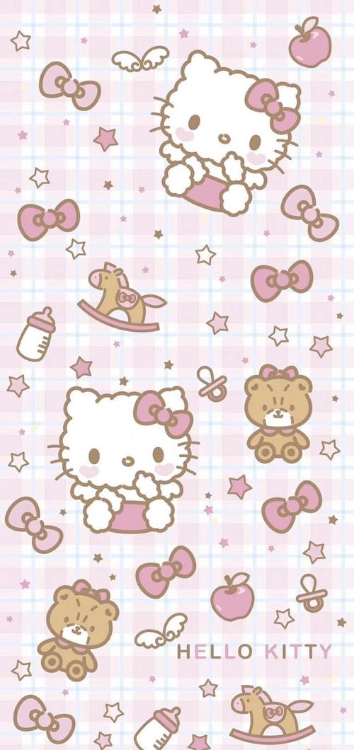 手机壁纸丨三丽鸥hellokitty凯蒂猫高清无水印卡通动漫可爱