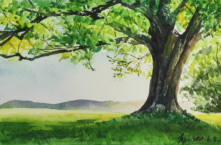 《hy.cony水彩风景入门》课程作品