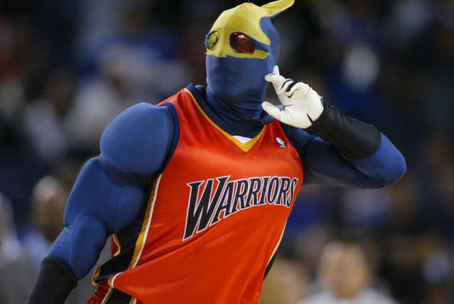 nba勇士队现吉祥物的图片.