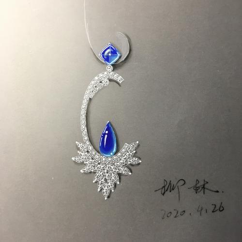 珠宝手绘