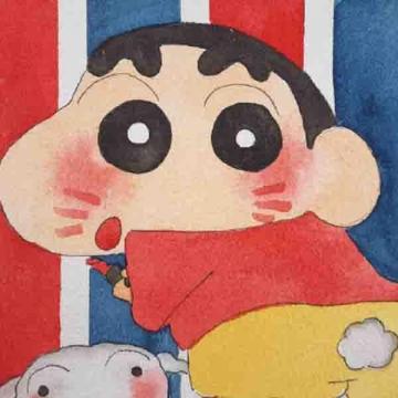 超可爱蜡笔小新经典手绘头像,卡通头像图片-回车桌面