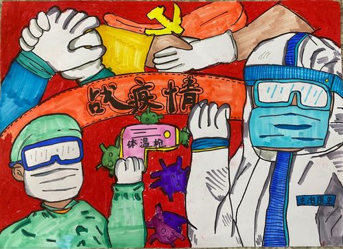 最美劳动者,孩子们有"画"说