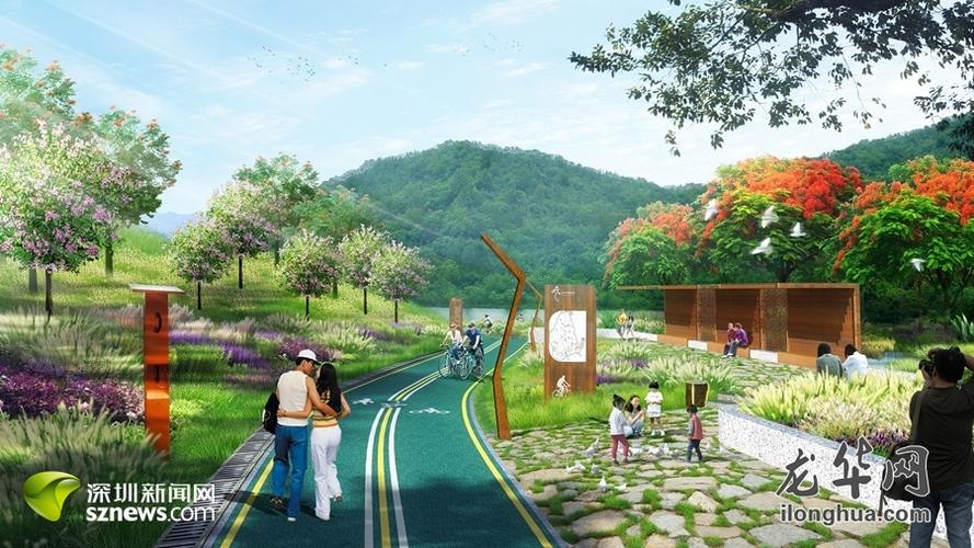 大水坑段效果图.