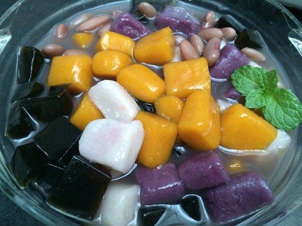 芋圆红豆糖水