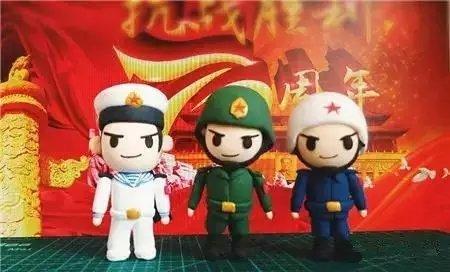 东方童画三军士兵粘土教程,给最可爱的人