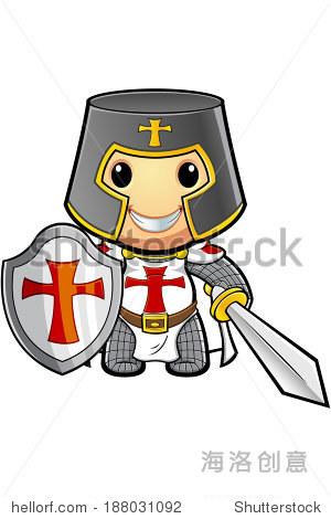 st george cartoon knight