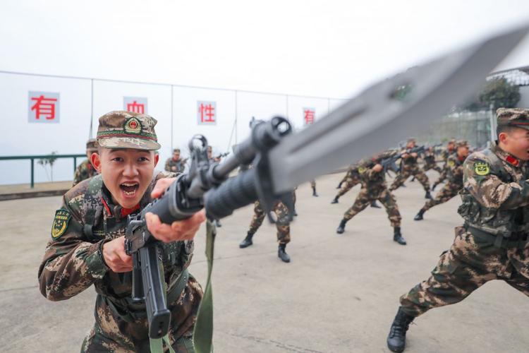 重庆:三峡库区风雷动,武警官兵新年开训练兵忙