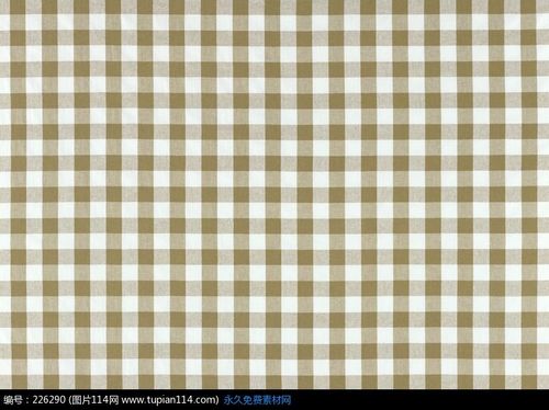 棕色格子布