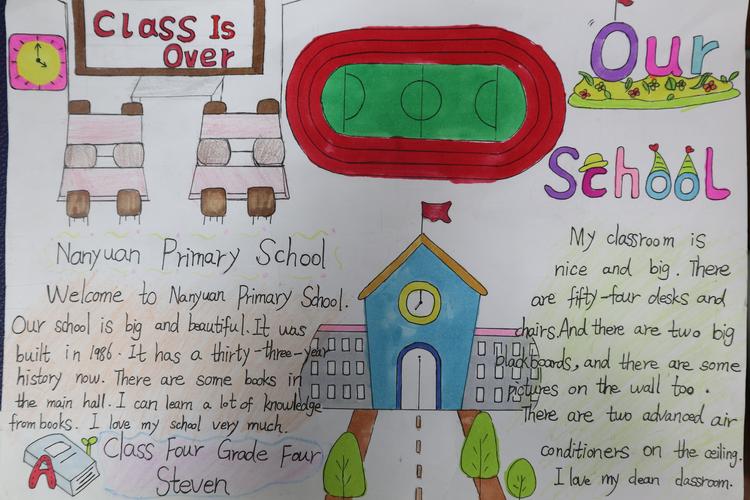 with english"慧说慧画"英语活动周 ----四年级手抄报比赛