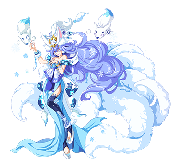 奥奇传说 精灵大全 灵狐·梵星神属性觉醒,不见多时的梵星女神实力