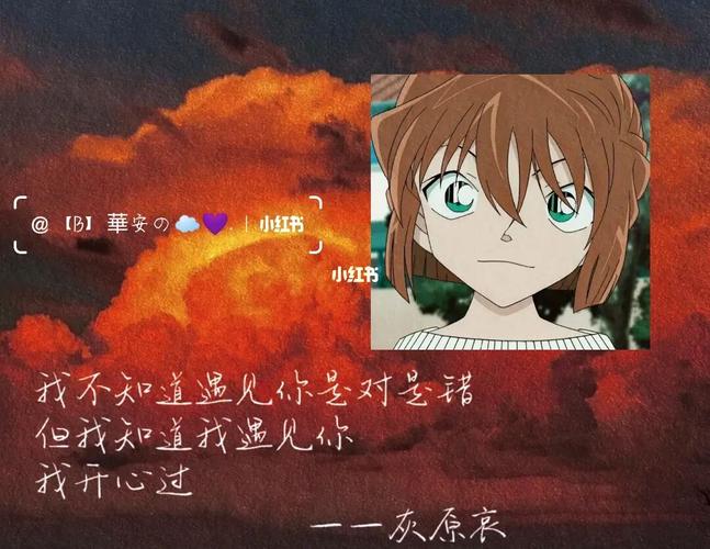 柯/背景图·灰原哀_名侦探柯南_语录_灰原哀_素材_壁纸