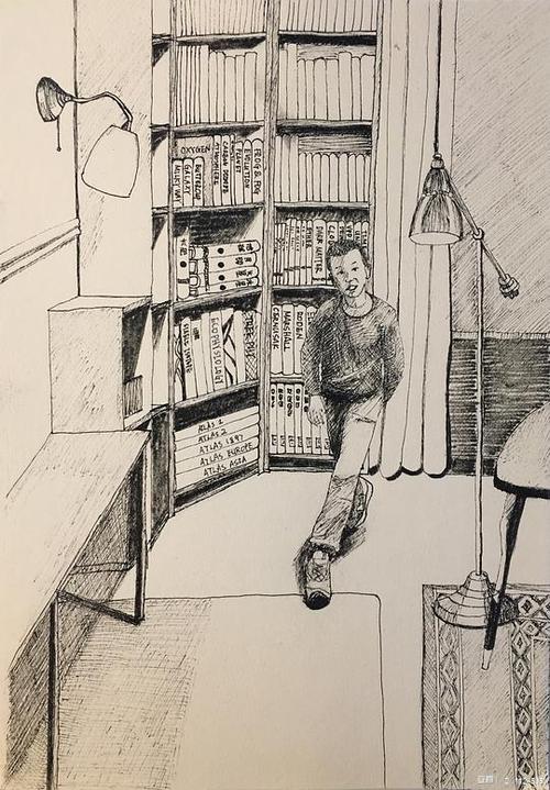 4.13,书房里的男孩.小朋友眉毛画.