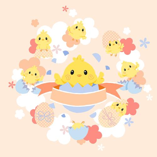 画小鸡宝宝|插画|商业插画|德拉曼鱼 - 原创作品 - 站酷 (zcool)