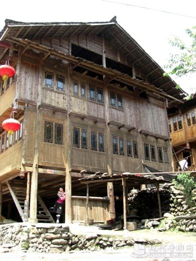 [转载]干阑式木楼