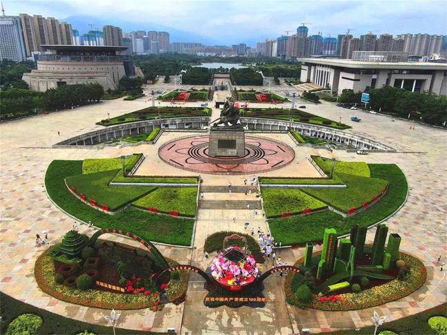 人民广场|龙岩|公园|金叶