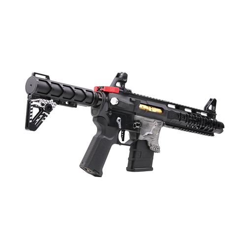 忽必烈k4水弹枪 骷髅机匣电动连发下供弹 真人cs男孩玩具模型现货