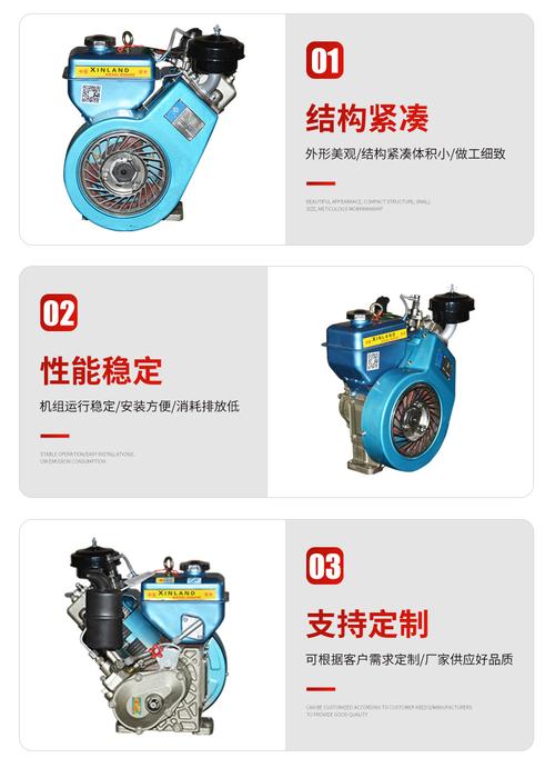 厂家供应 风冷系列-165f柴油机 手摇单缸柴油机 规格齐全