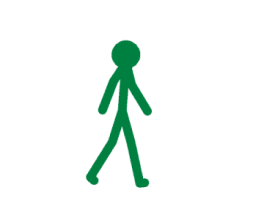 火柴人gif行走gif骨质疏松gif