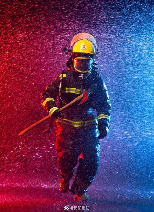 资阳市消防救援队拍摄了一组超燃定妆照