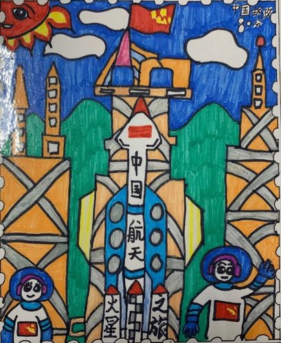 我的中国梦·和祖国"童"行绘画评展等你来投票!(小学低年级组)