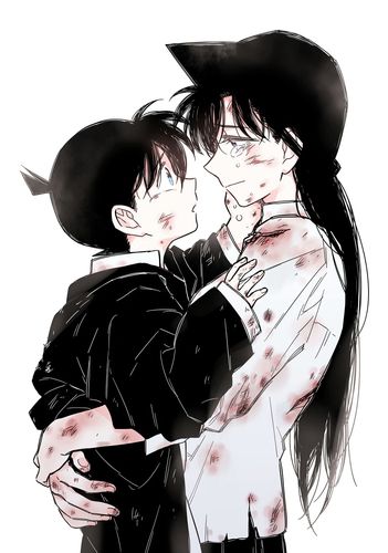 工藤新一&小兰小兰受伤了?好心疼