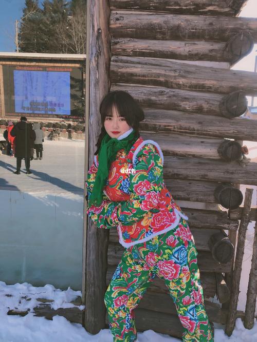 东北花棉袄_棉袄_时尚_穿搭