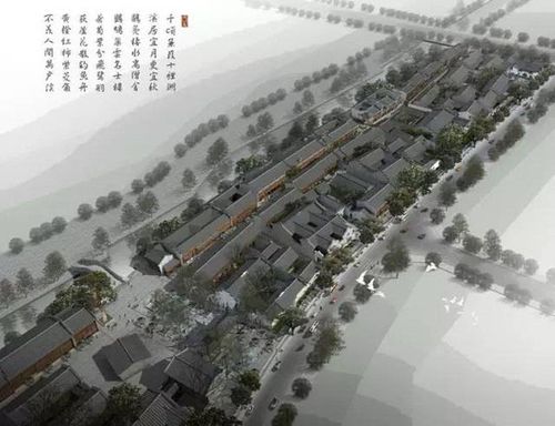 如今的南塘老街,在规划上也复原了当时"南门三市,一河医种