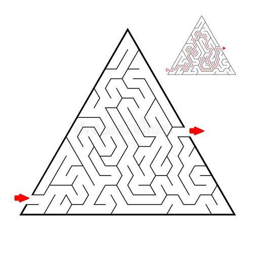 简单一点的迷宫简笔画