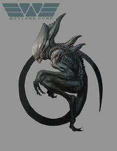 概念设计怪物外星人cg插画