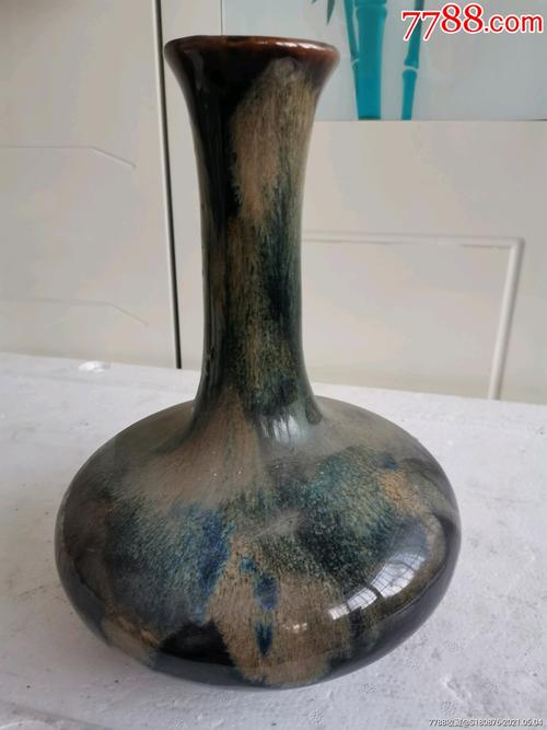 民国窑变釉天球瓶