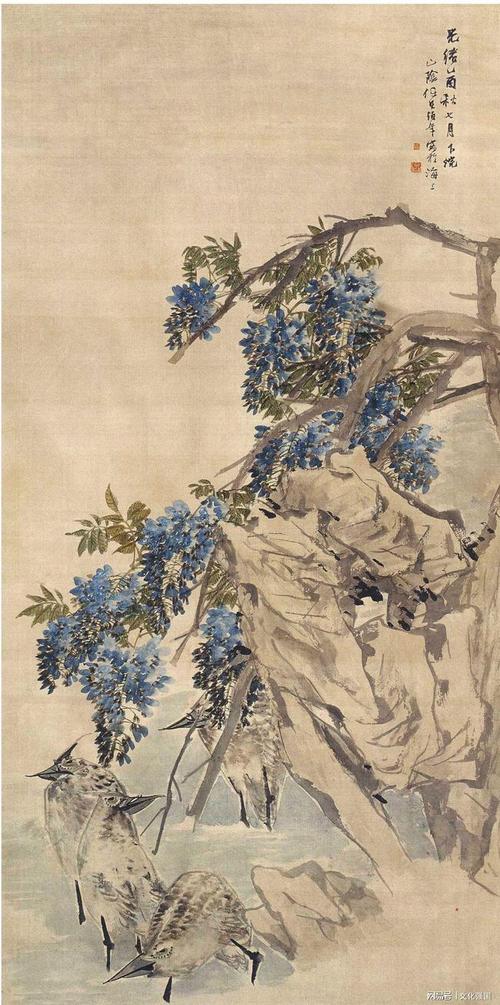 天机物趣 至俗至雅---任伯年作品欣赏|花鸟画|画家|设色|绢本_网易