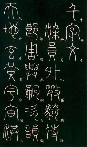 商周的古文字到秦代的小篆